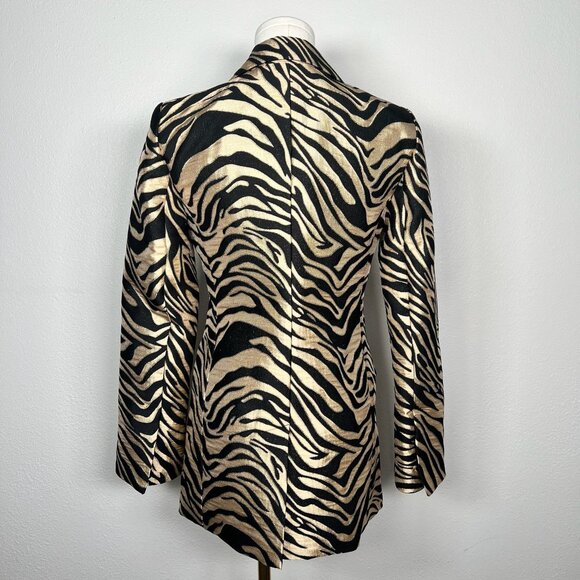 Banana Republic Eclat Brocade Blazer - Size 0 - Picture 2 of 7